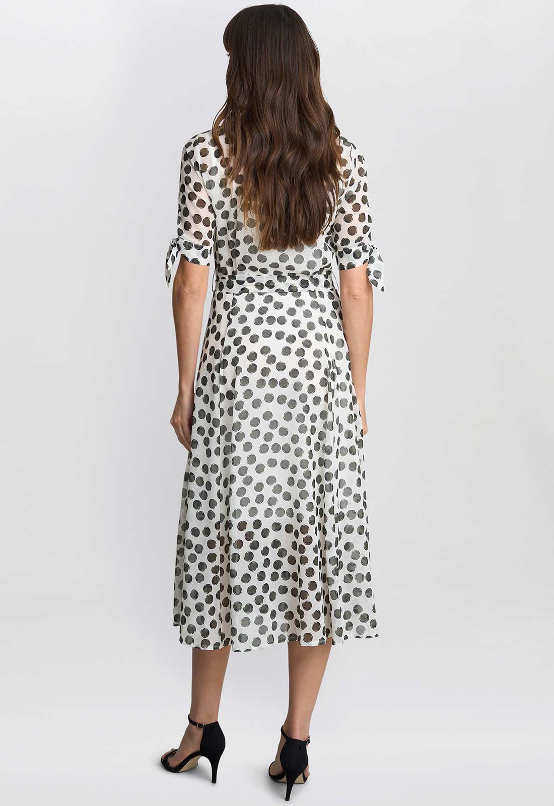 Gina Bacconi  Pink and Green Adrienne Shirt Dress - Image 3