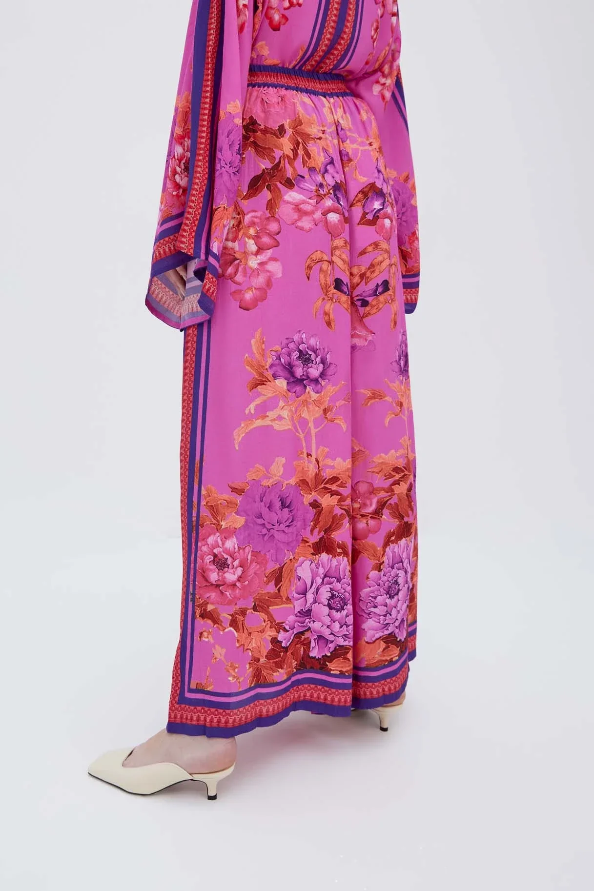Raishma Studio Pink Alisa Viscose Trousers - Image 3