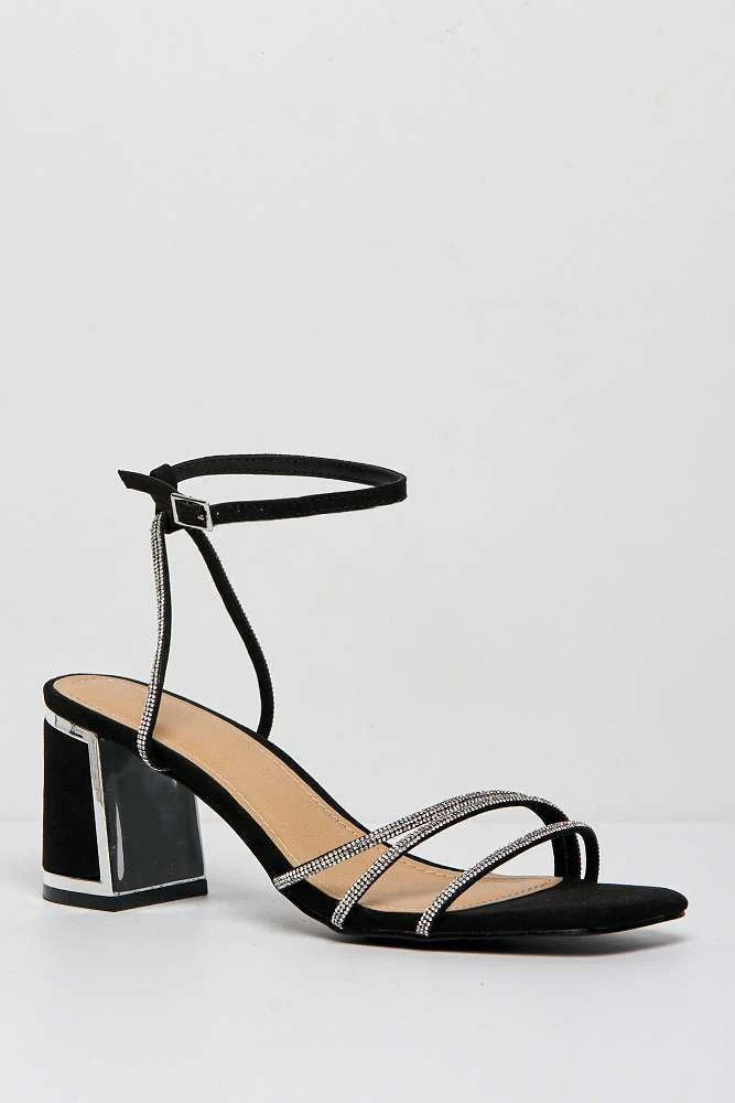 Miss Diva Black Alyanna Sandals - Image 4
