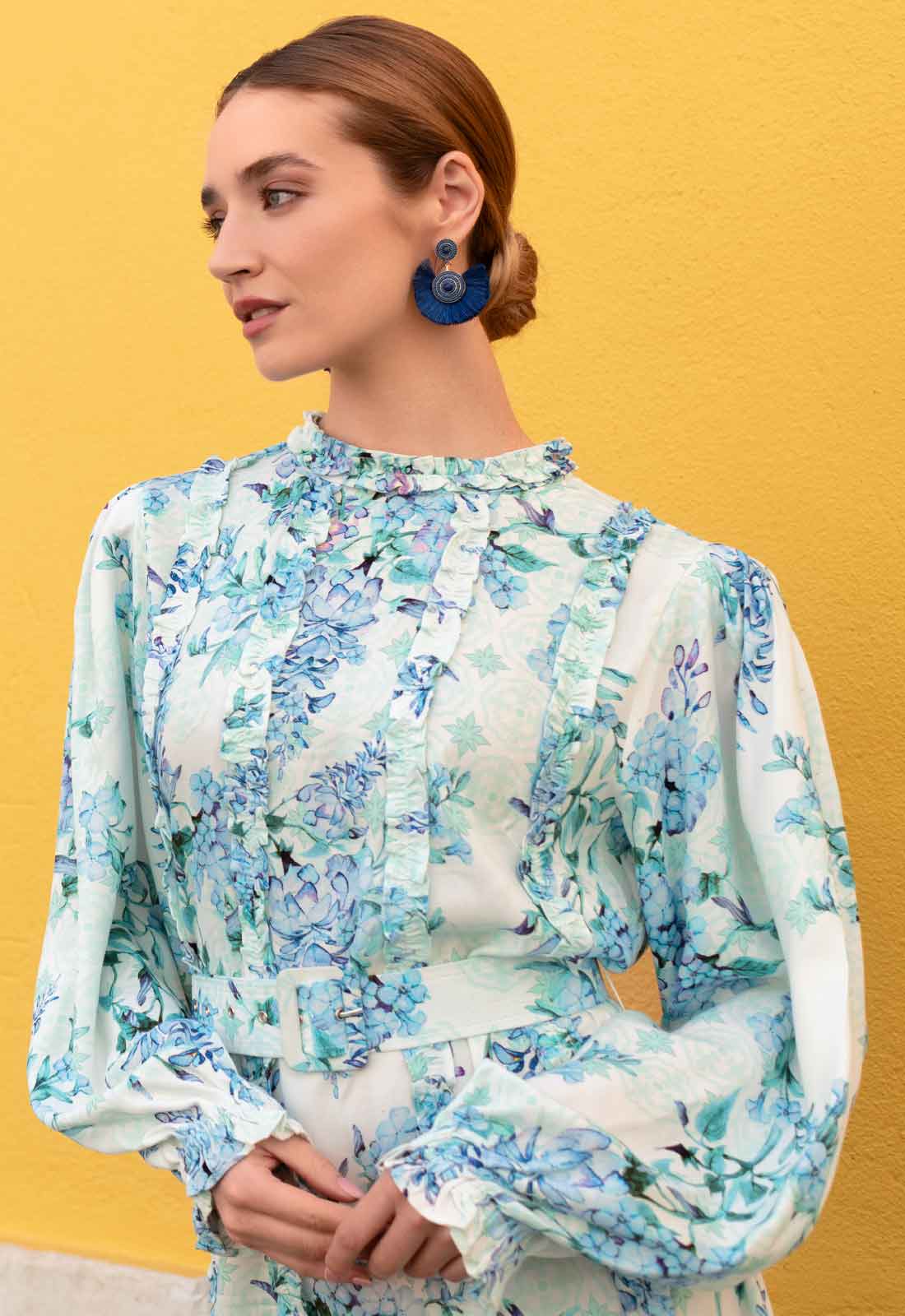 Raishma Studio Blue Amanda Dress - Image 2