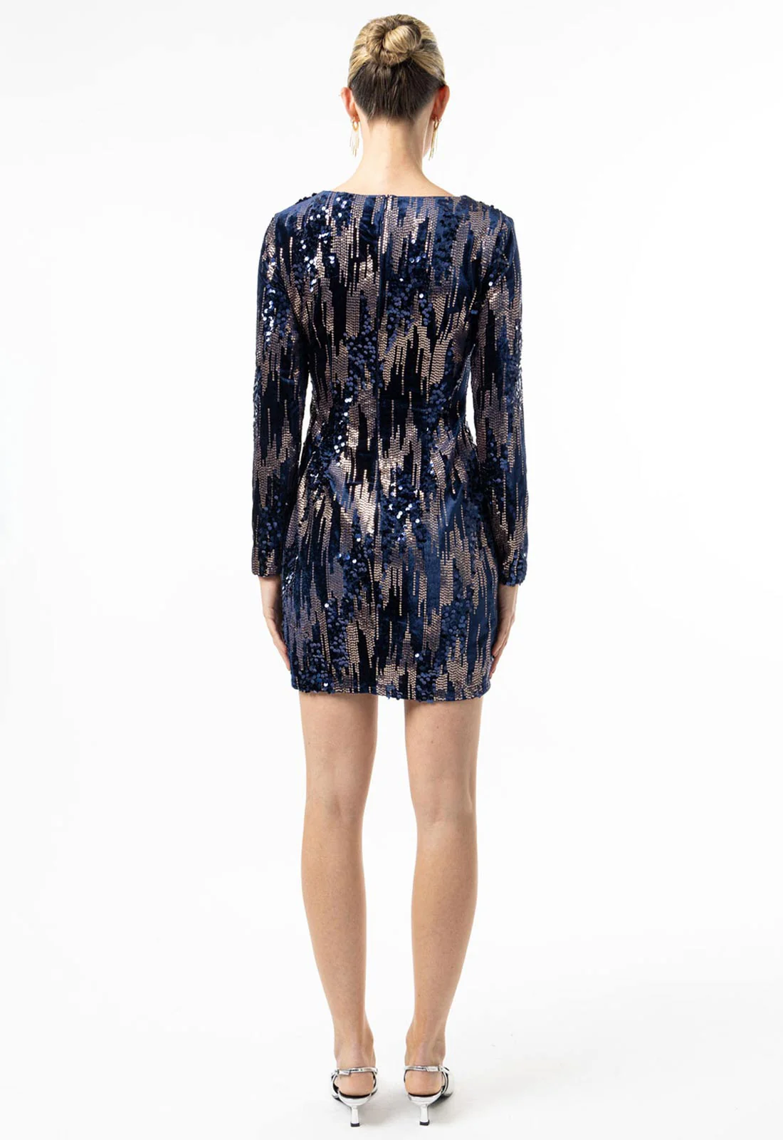 Angeleye Blue Alina Sparkle Party Dress - Image 5