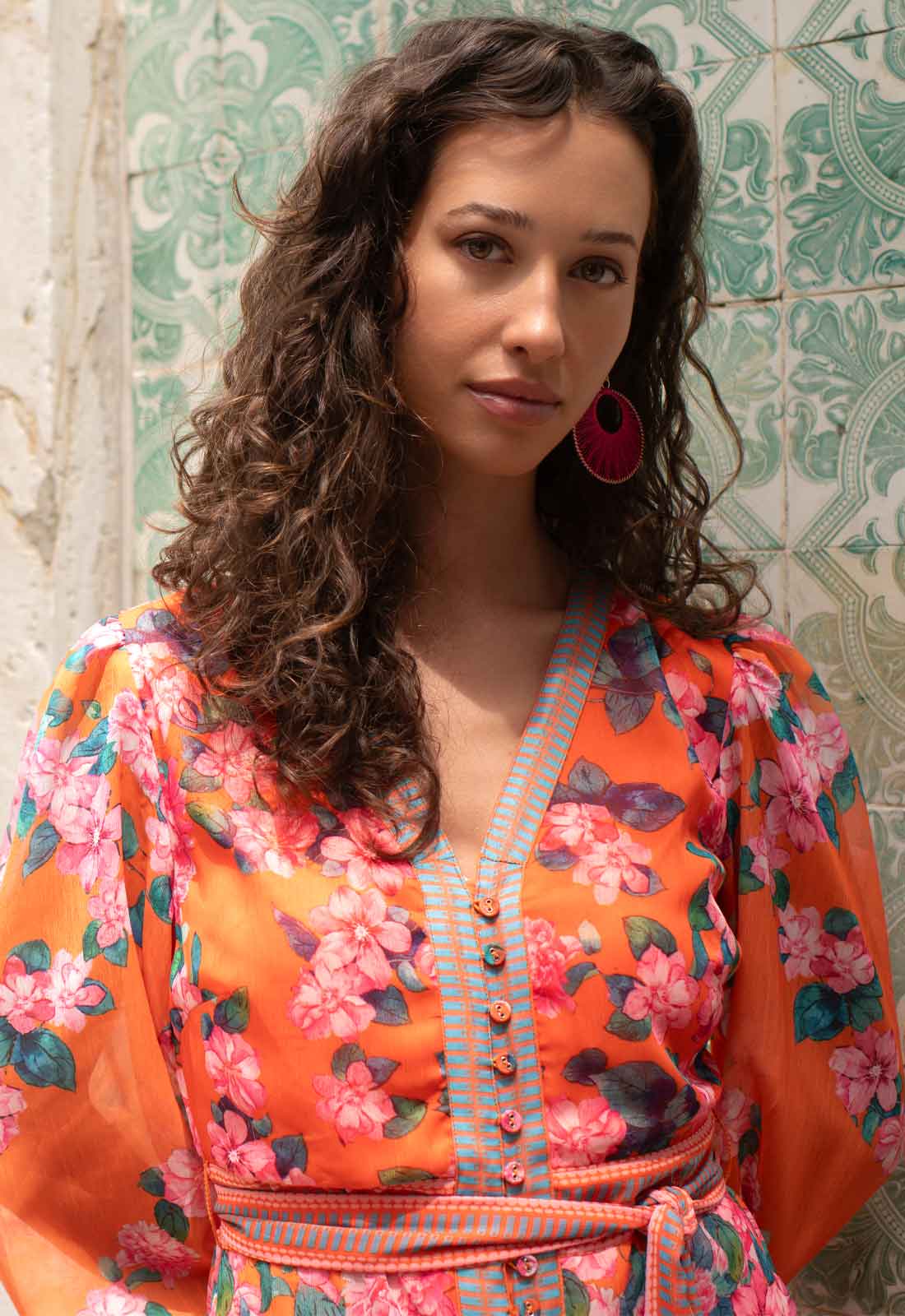 Raishma Studio Orange Athena Dress - Image 2