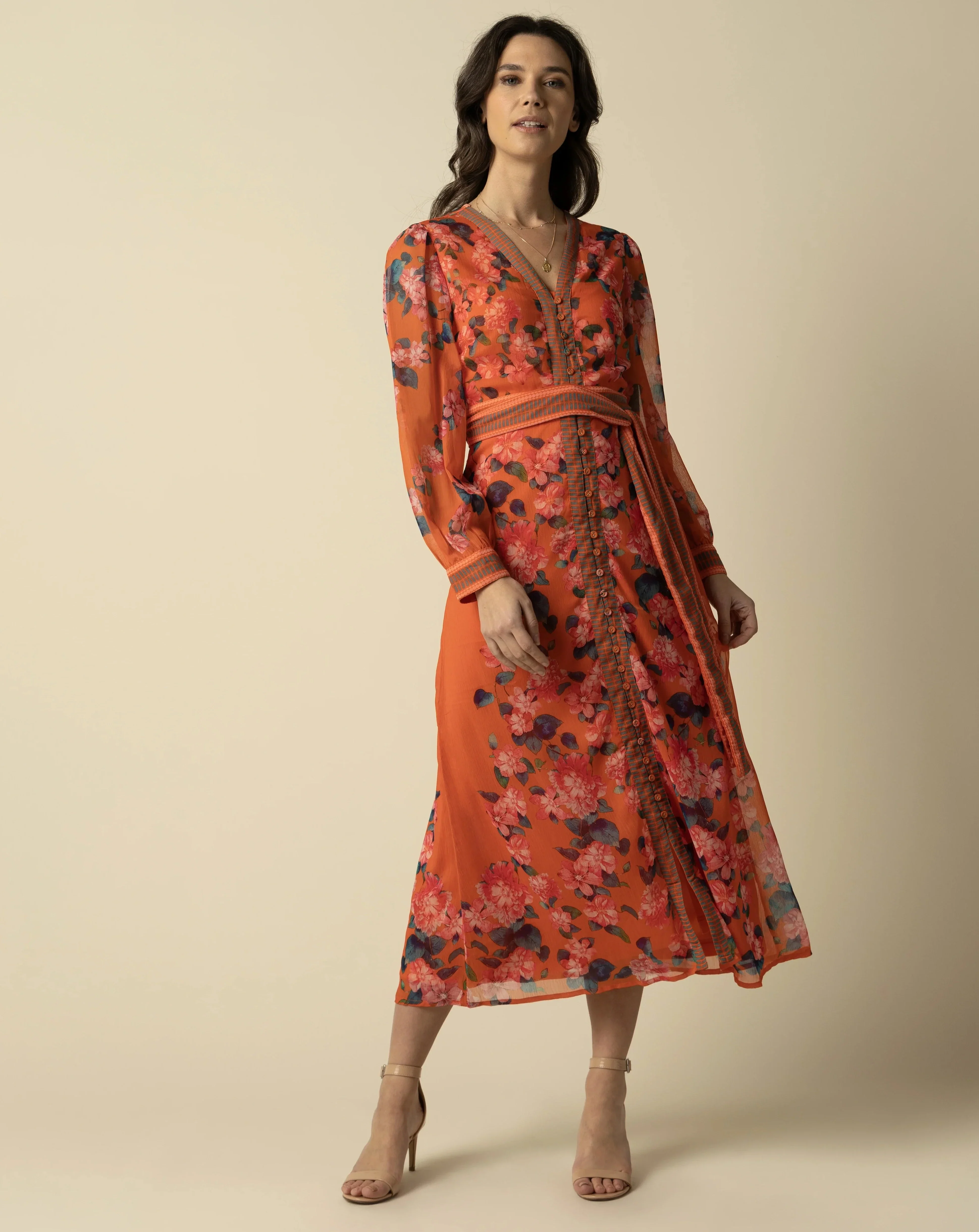 Raishma Studio Orange Athena Dress - Image 5