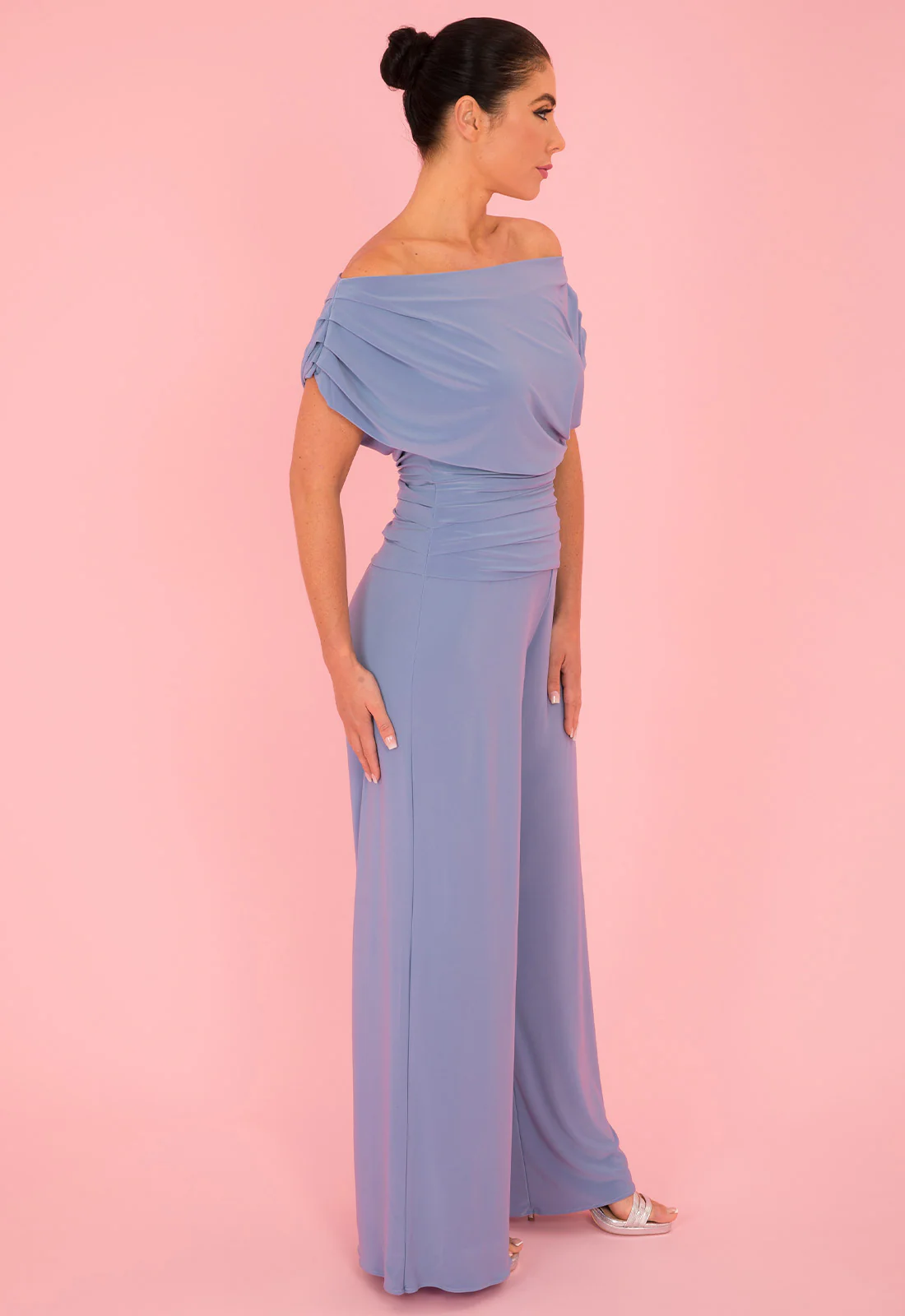 Atom Label Powder Blue Carbon Jumpsuit - Image 3
