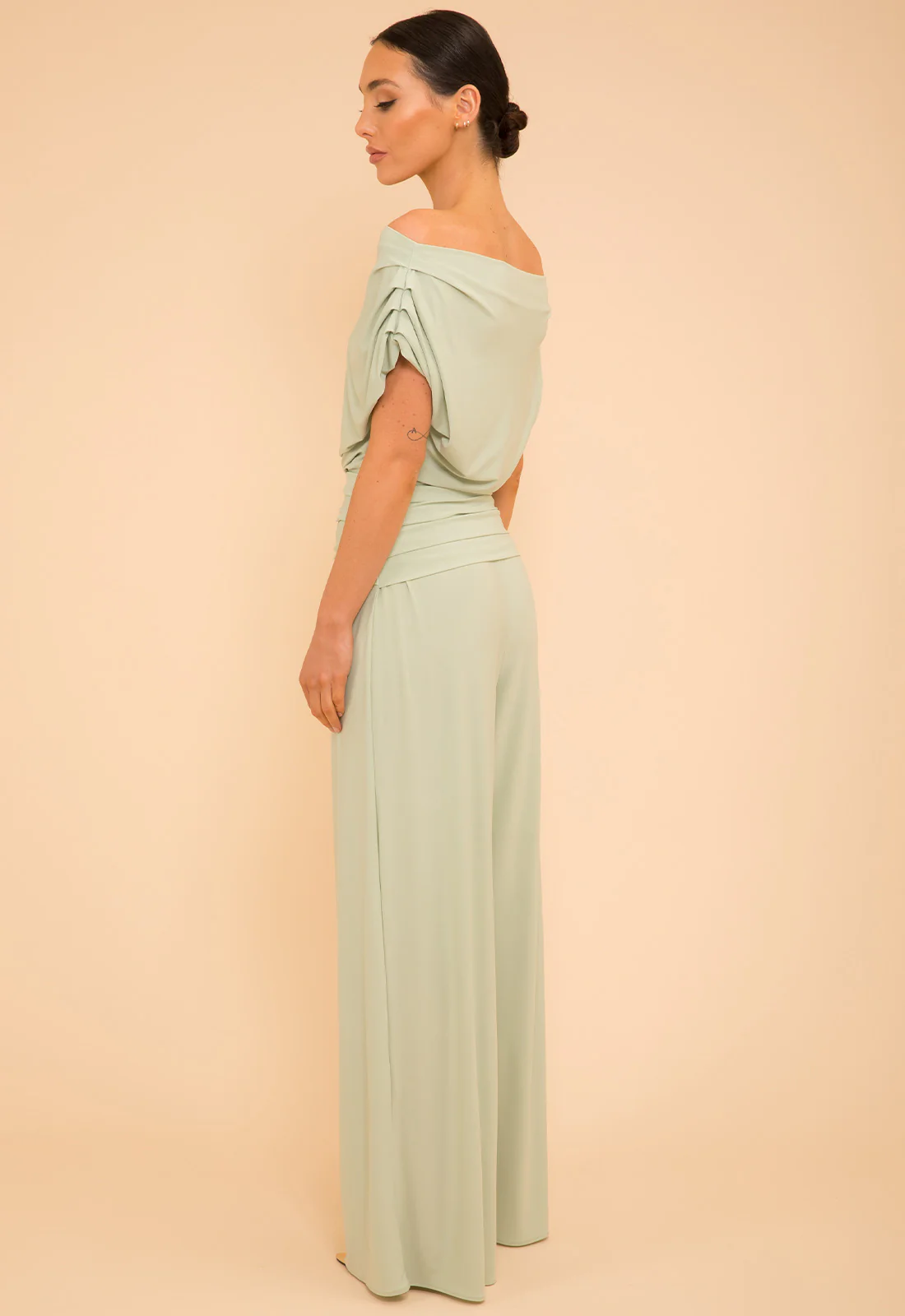 Atom Label Sage Green Carbon Jumpsuit - Image 2