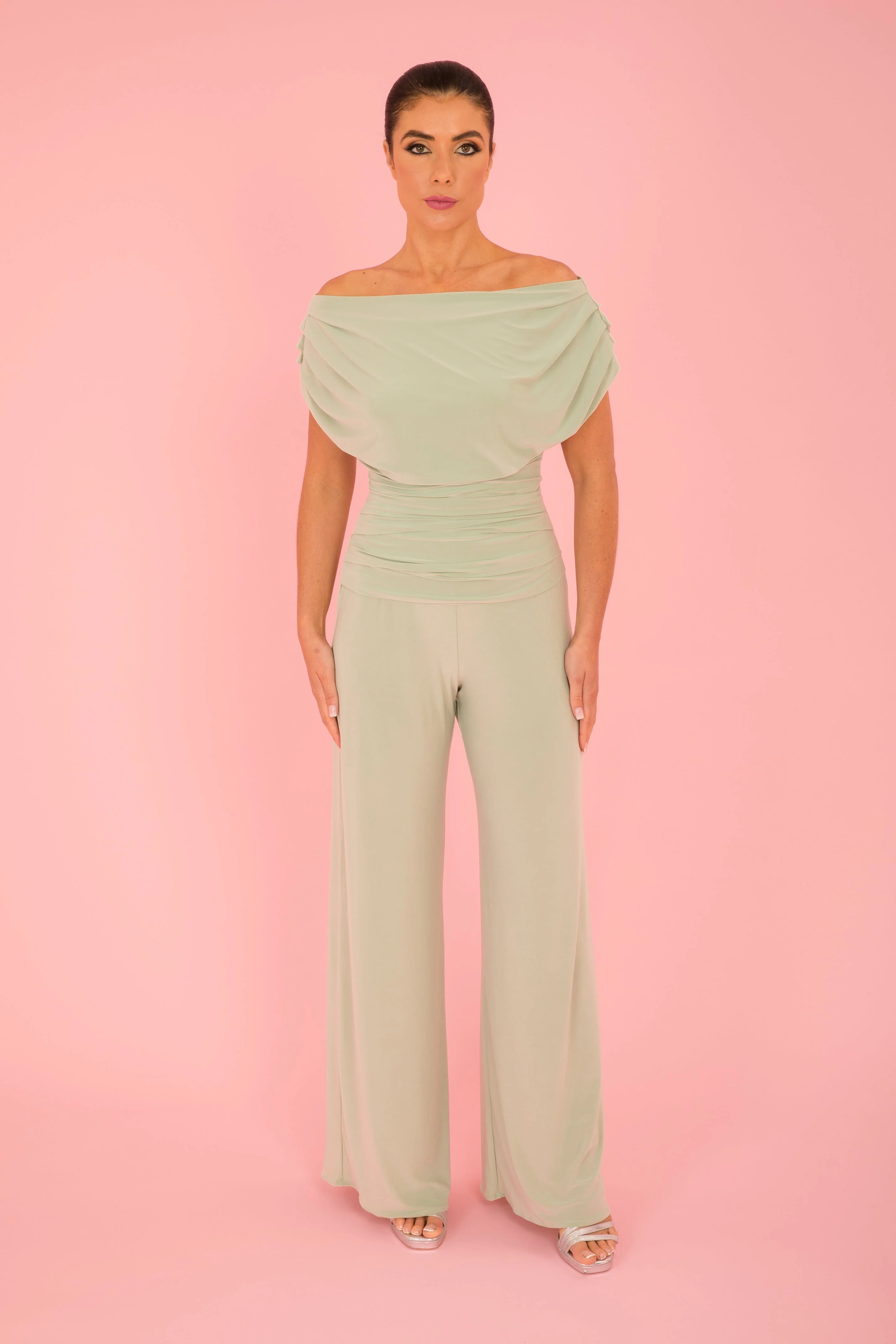 Atom Label Sage Green Carbon Jumpsuit - Image 3