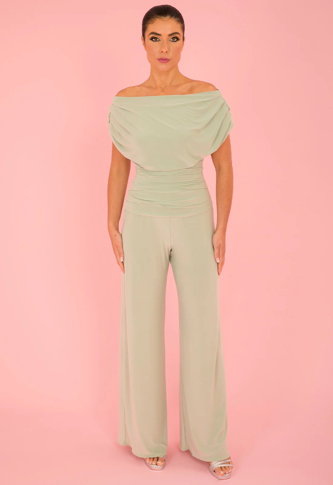 Atom Label Sage Green Carbon Jumpsuit - Image 8