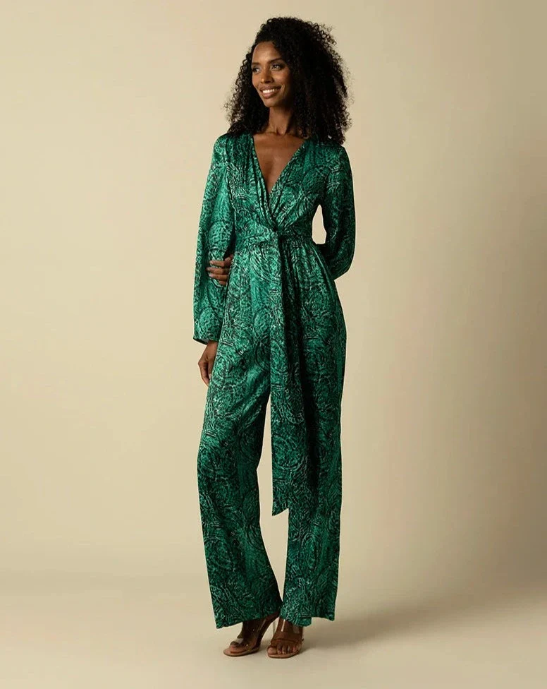 Raishma Studio Green Blake Jumpsuit - Image 2