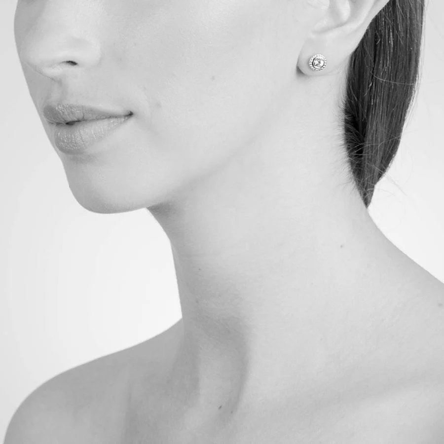 Cachet London Bree Solitaire Silver Earrings - Image 2