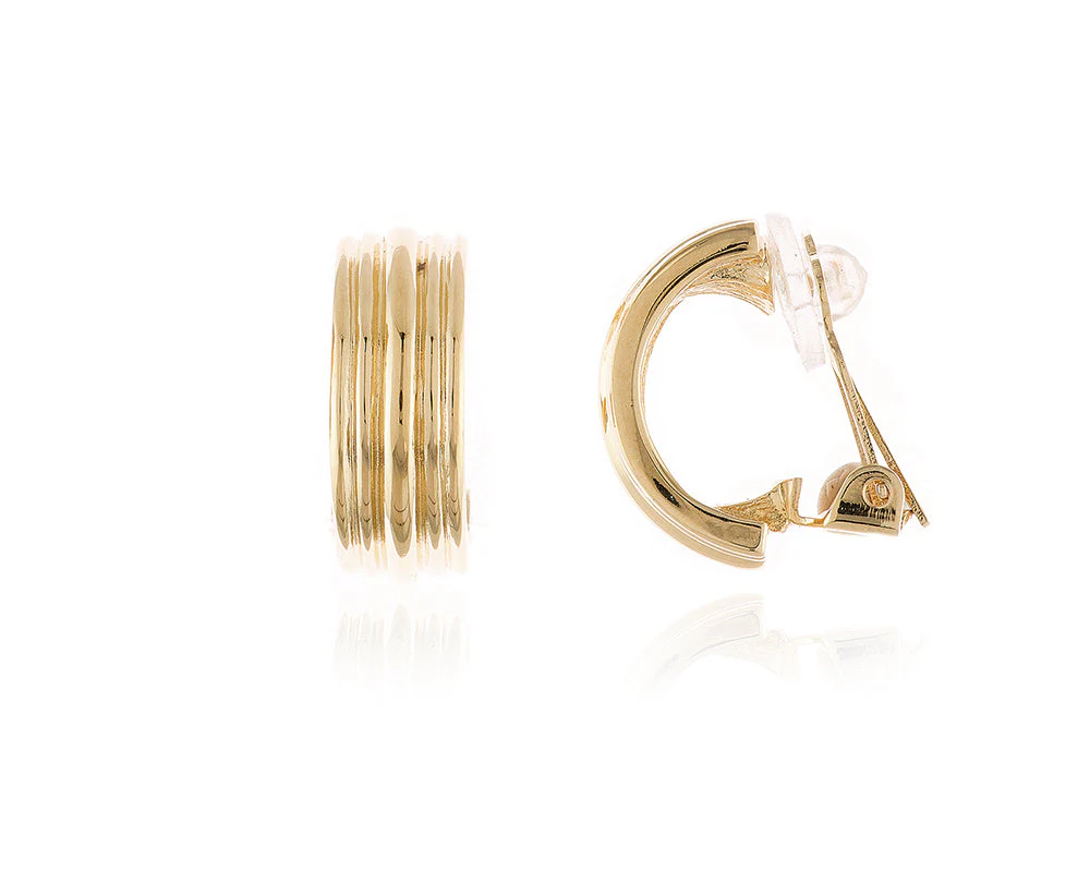 Cachet London Callen Gold Clip On Earrings - Image 3