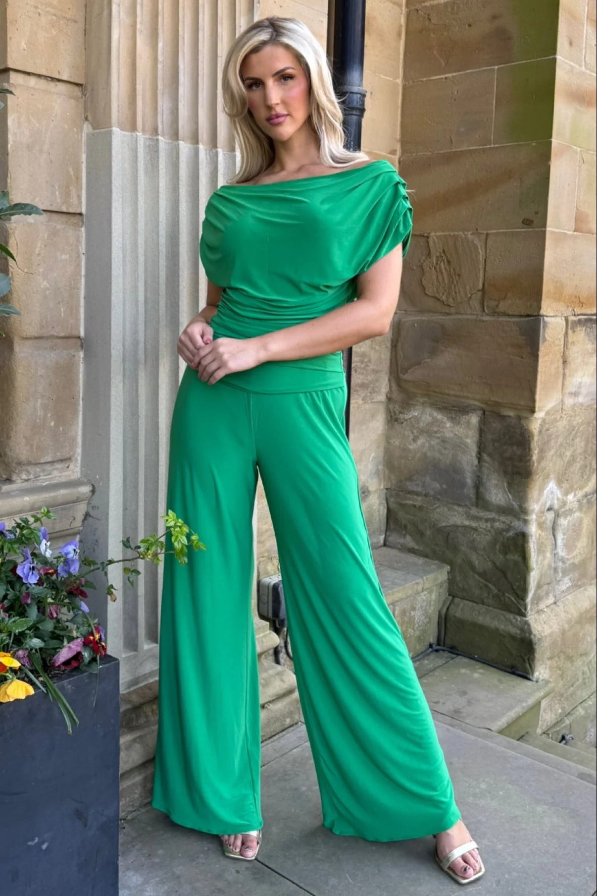 Atom Label Emerald Green Carbon Jumpsuit - Image 3