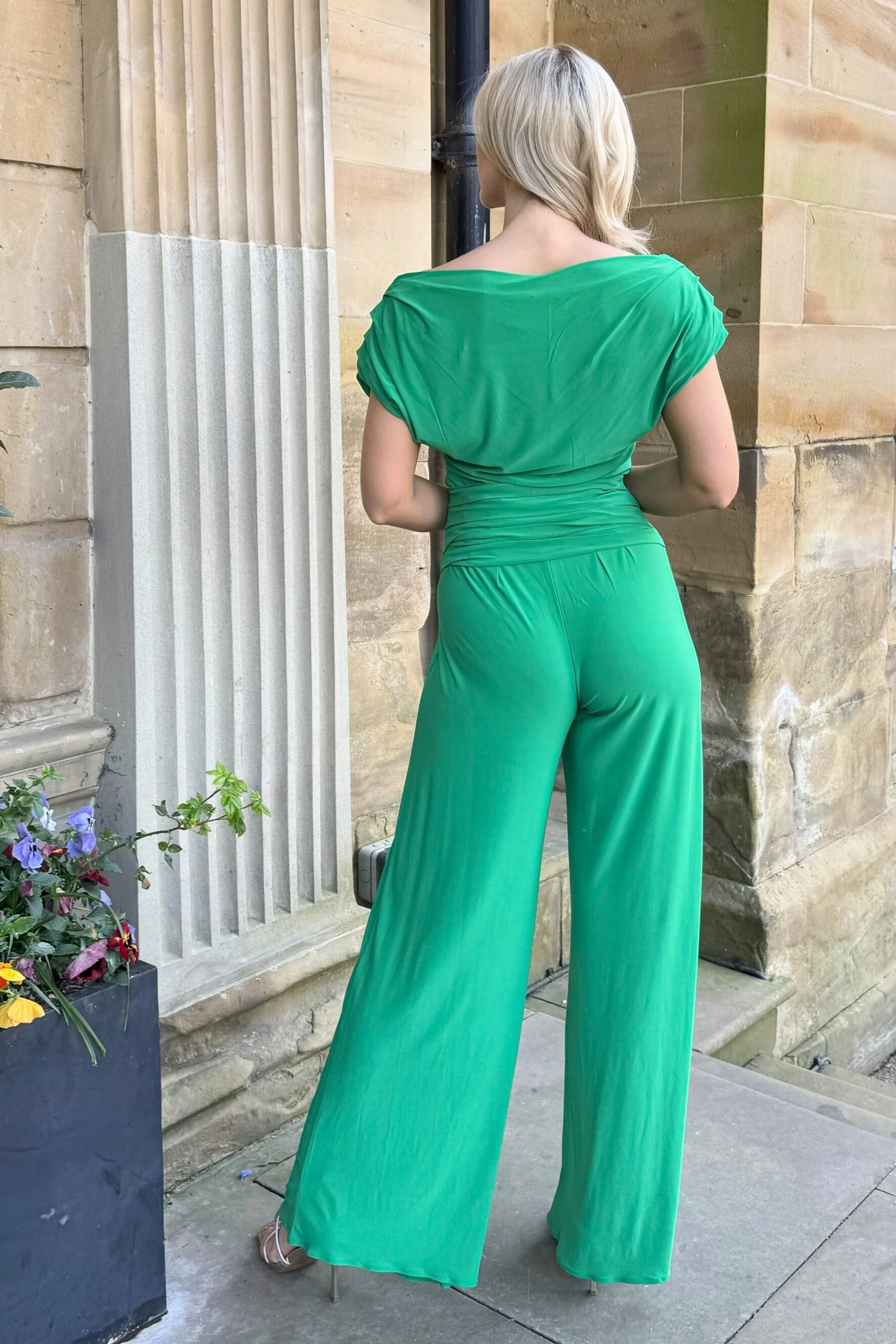 Atom Label Emerald Green Carbon Jumpsuit - Image 4