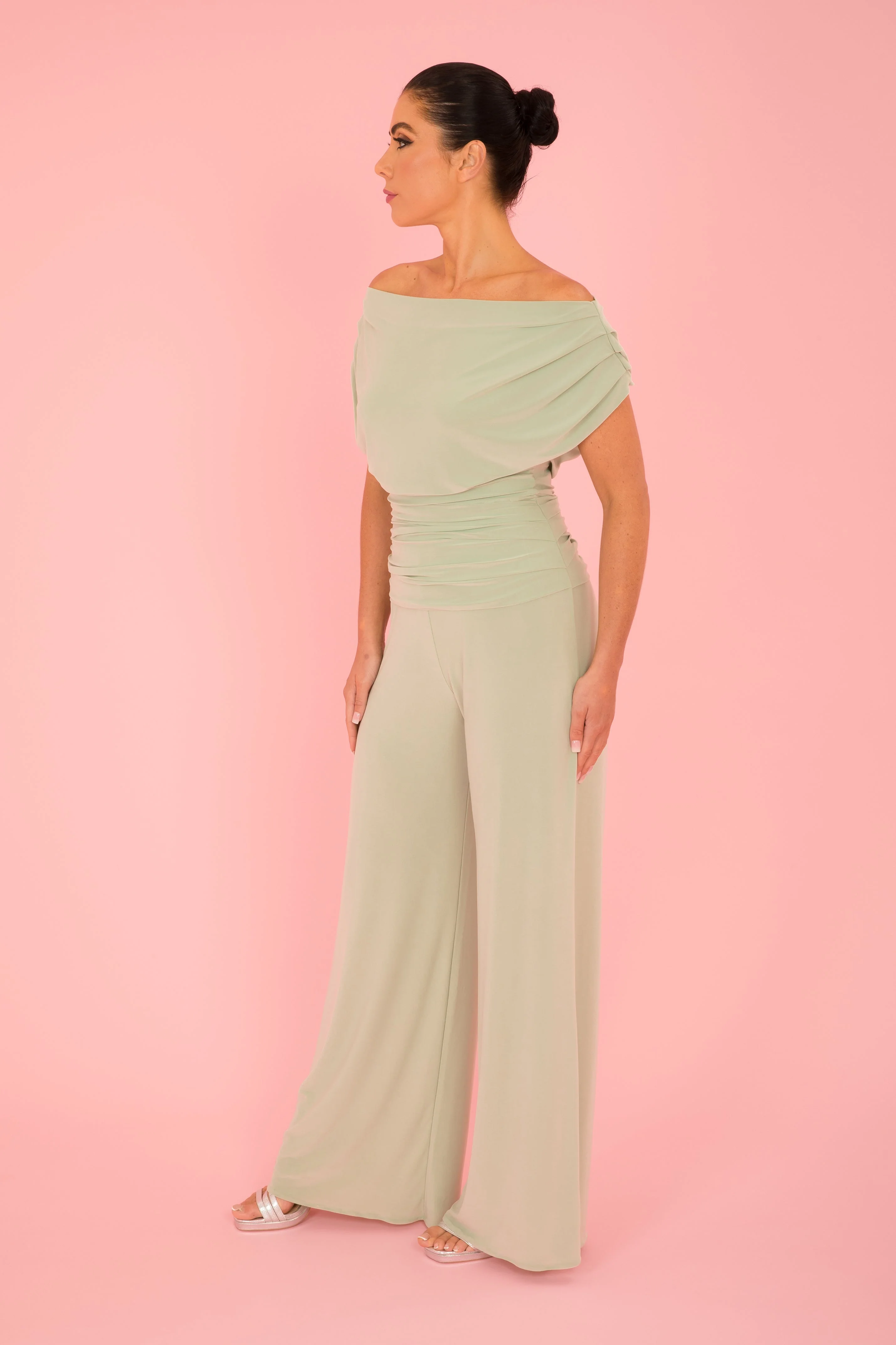 Atom Label Sage Green Carbon Jumpsuit - Image 2