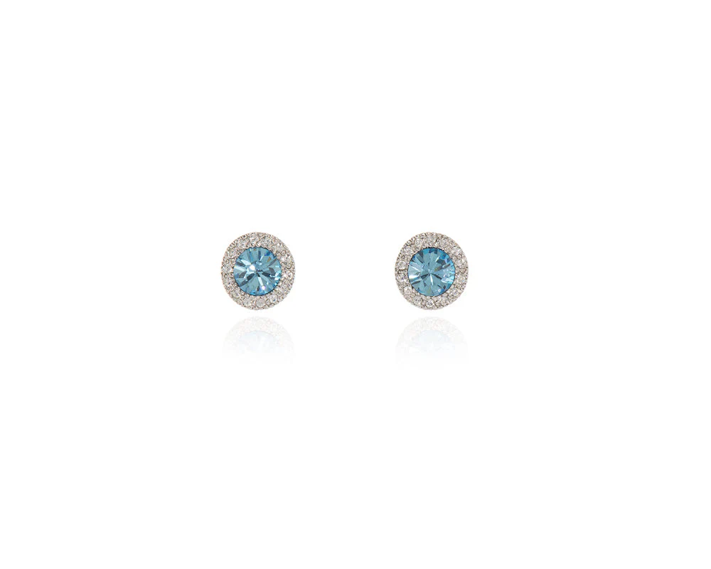 Cachet London Chikle Silver Aquamarine Earrings - Image 11