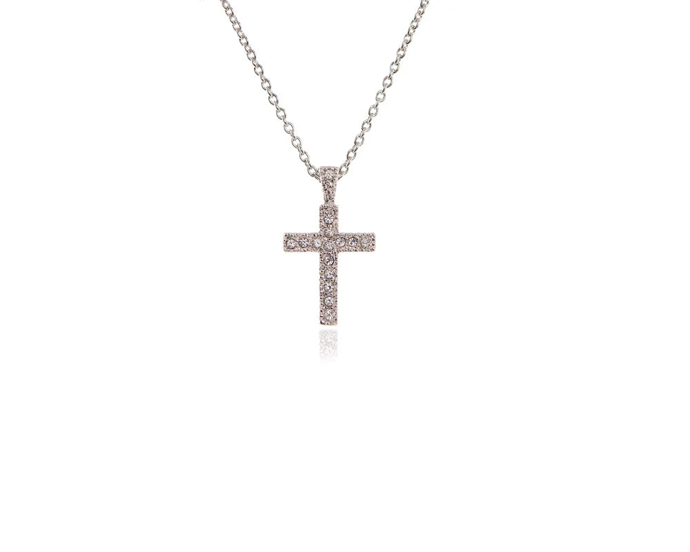 Cachet London Classic Silver Cross Pendant - Image 11