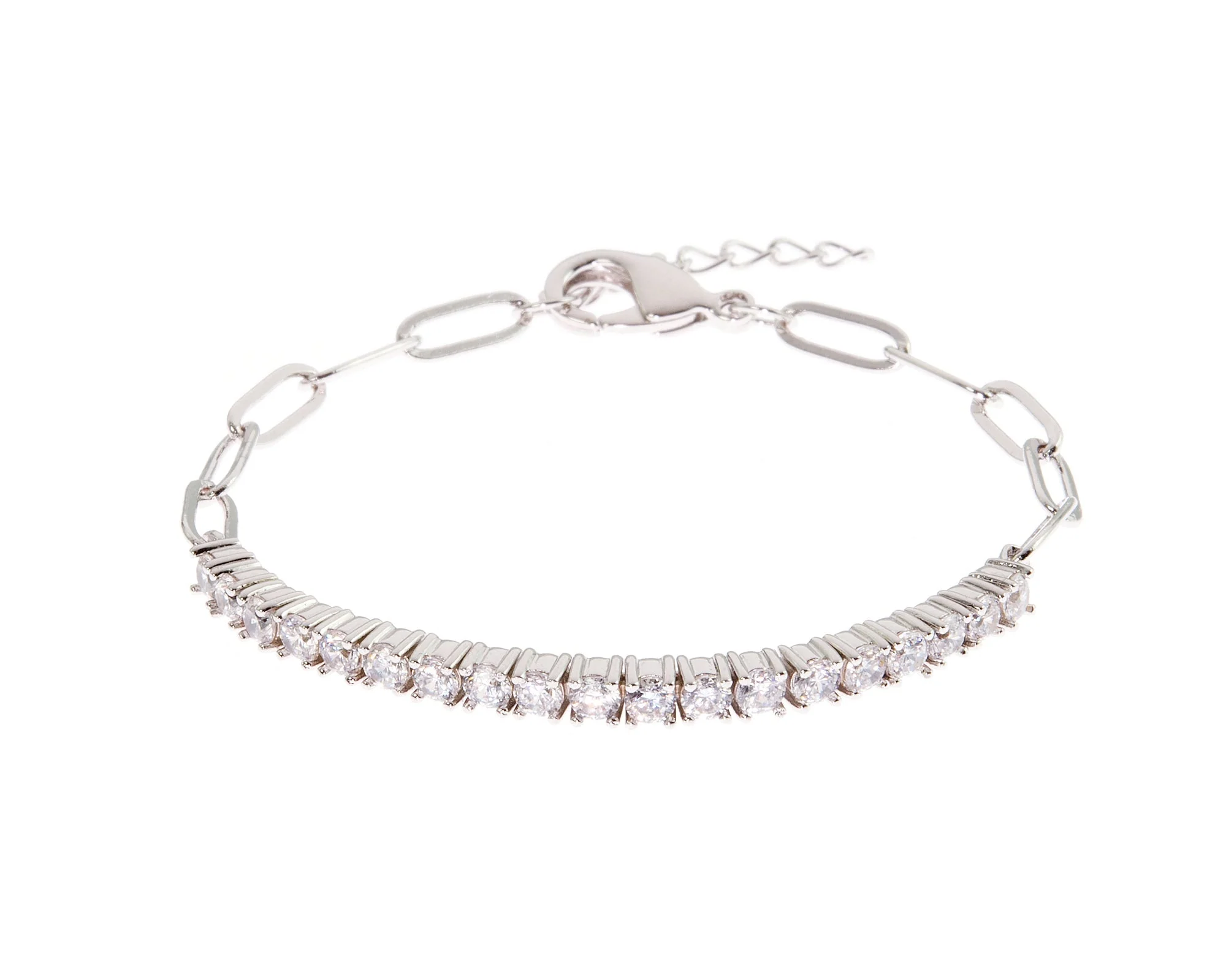 Cachet London Ella Silver Tennis Bracelet - Image 4