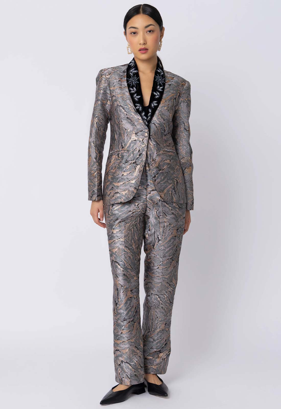Raishma Couture Grey Flavia Jacket - Image 5
