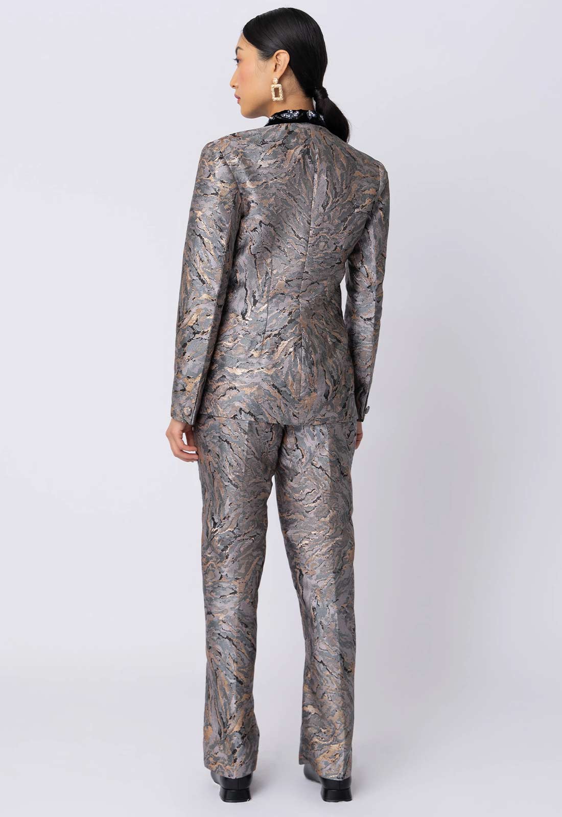 Raishma Couture Grey Flavia Jacket - Image 6