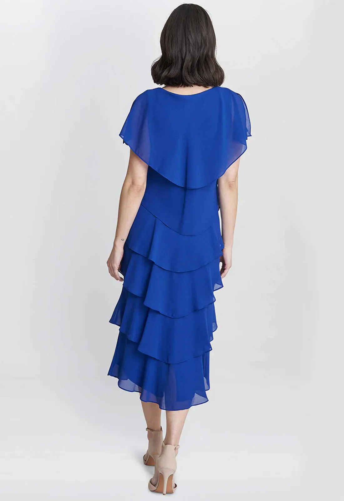Gina Baccon Blue Tessa Cocktail Dress - Image 4
