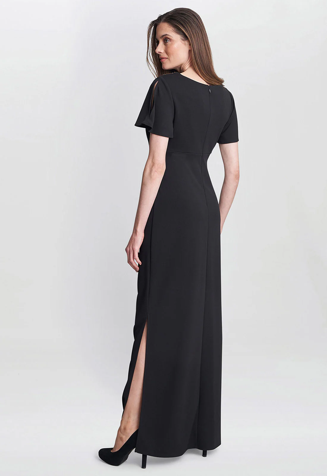 Gina Bacconi Black Betsy Maxi Dress - Image 3