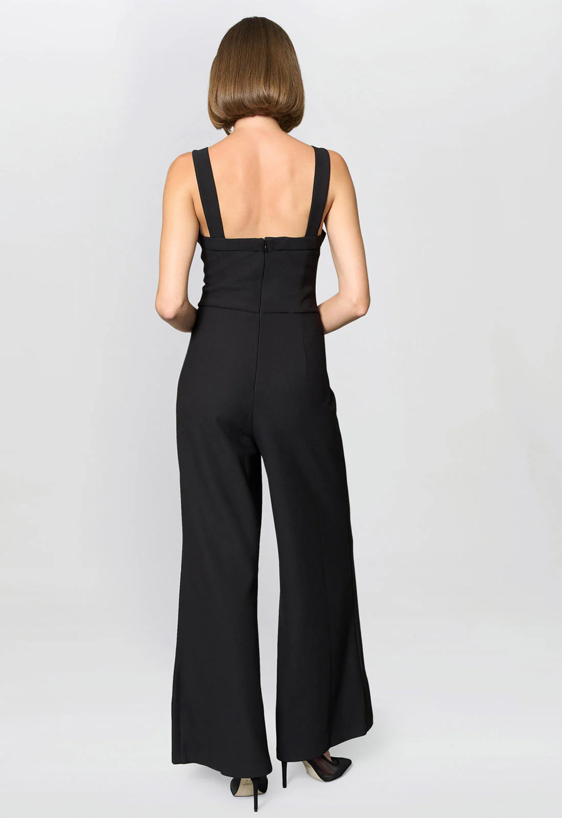 Gina Bacconi Black Emy Black Wide-Leg Jumpsuit - Image 3