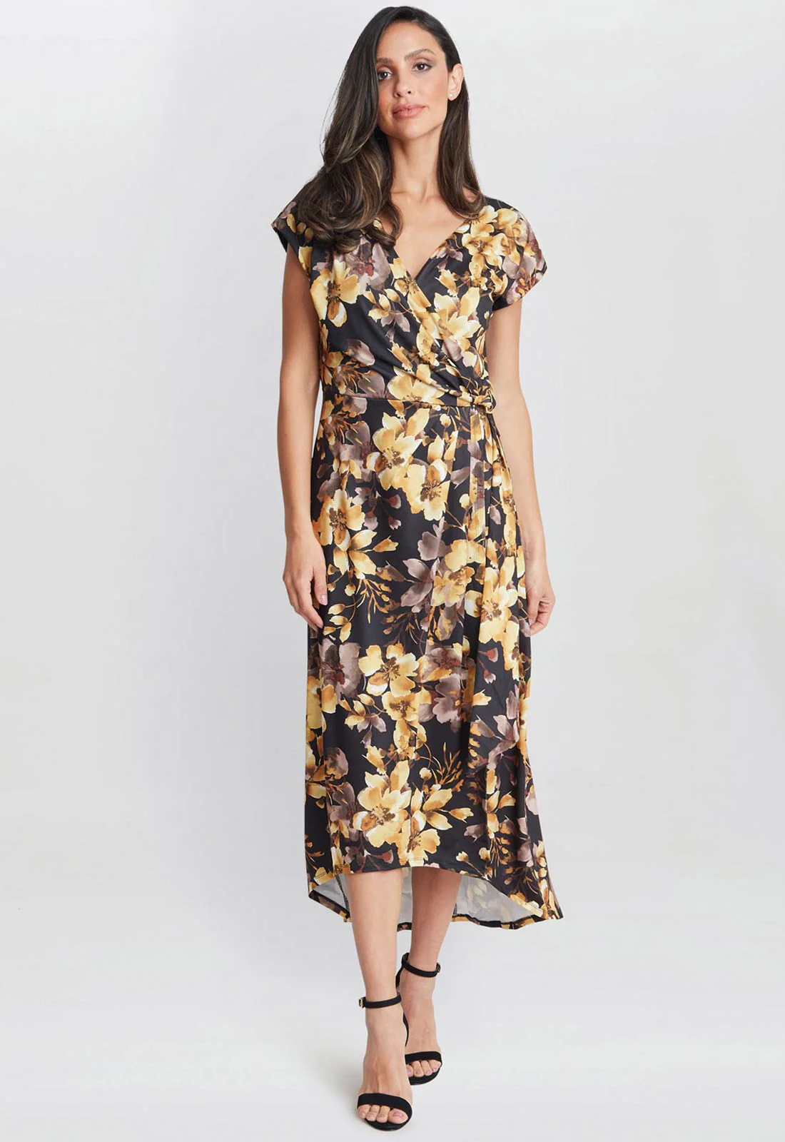 Gina Bacconi Black Remi Printed Maxi Dress - Image 3
