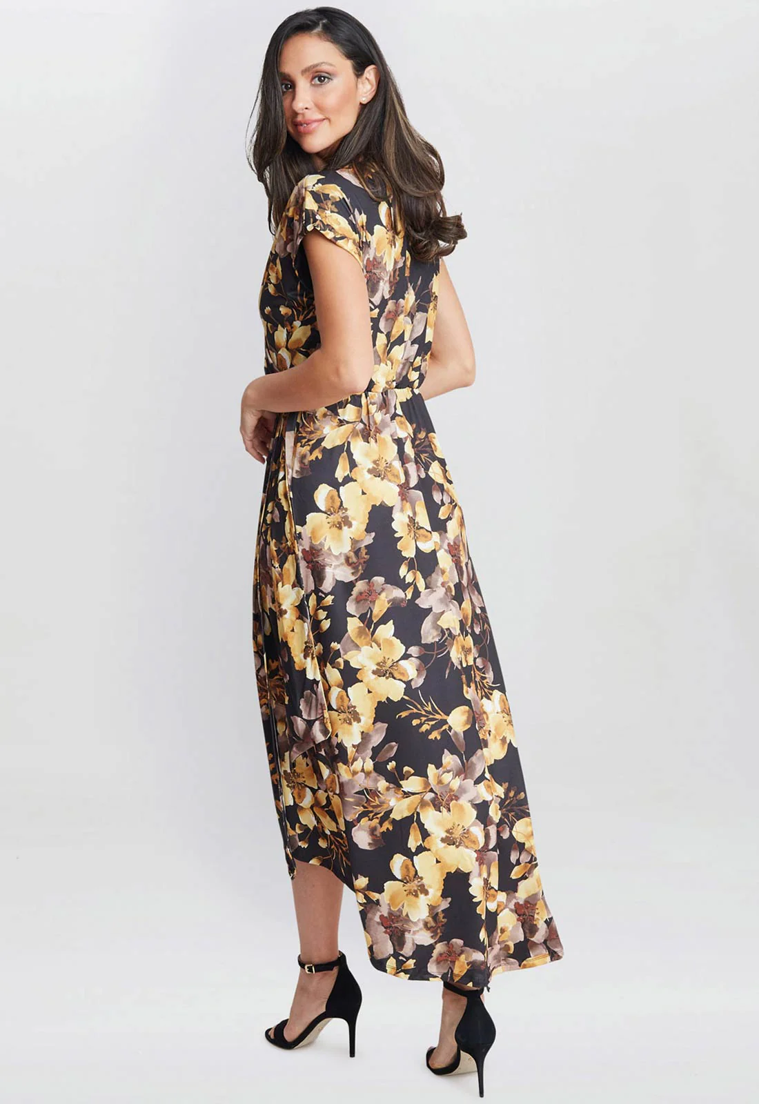 Gina Bacconi Black Remi Printed Maxi Dress - Image 4