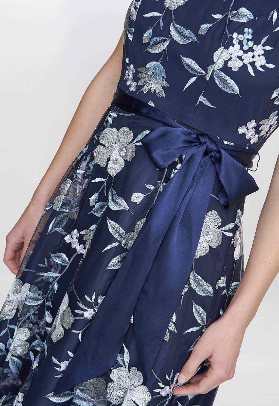 Gina Bacconi Blue Judith Maxi Dress - Image 4