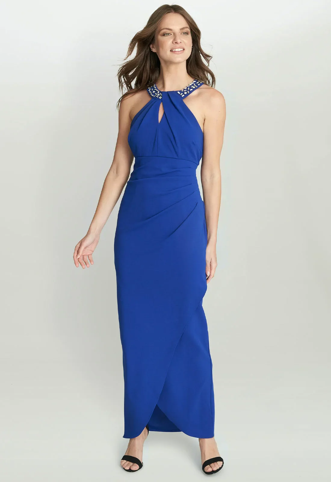Gina Bacconi Blue Kassandra Maxi Dress - Image 4