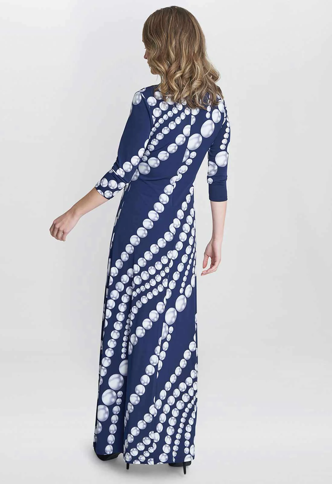 Gina Bacconi Carly Jersey Wrap Maxi Dress - Image 2