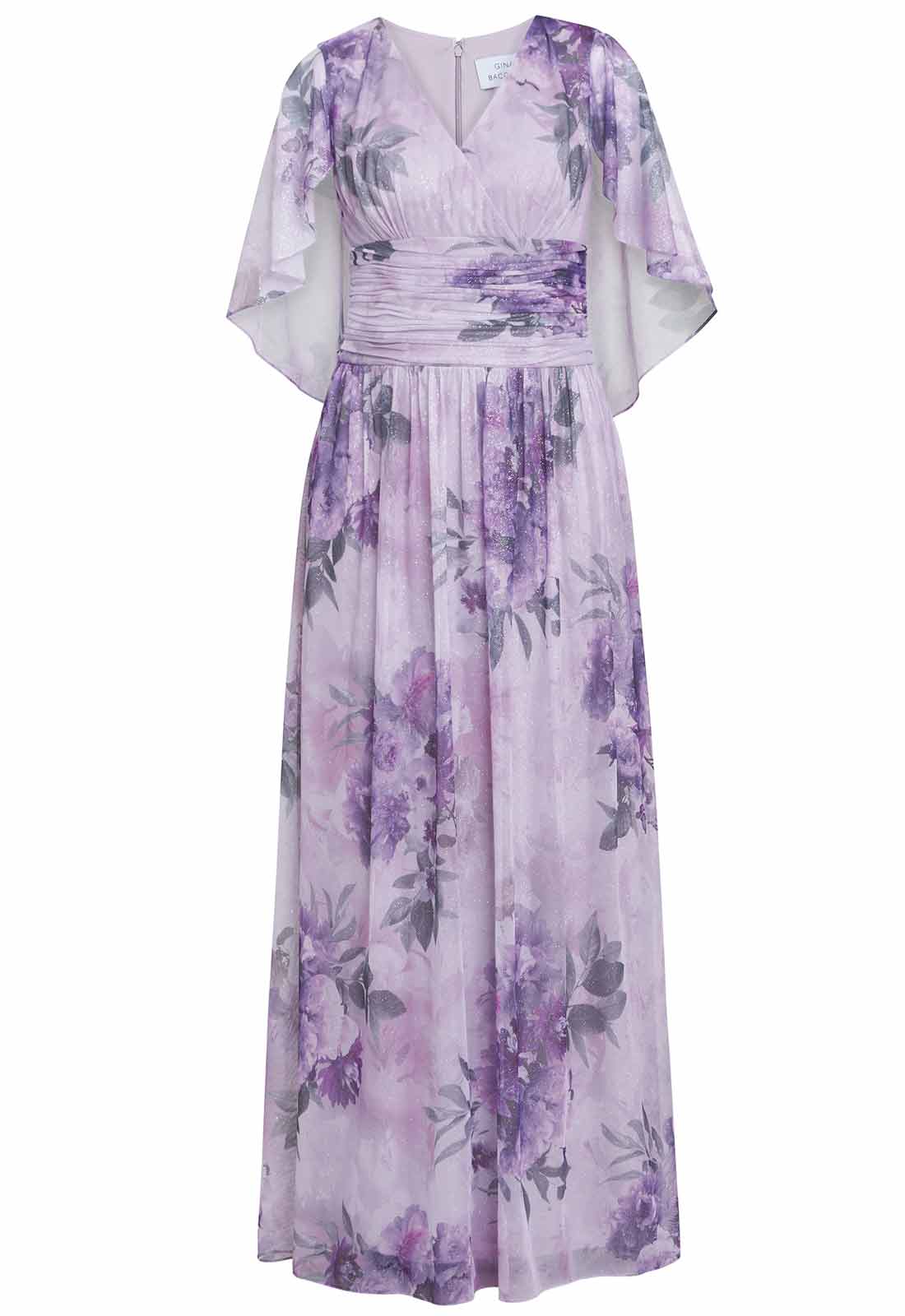 Gina Bacconi Pink Caroline Print Maxi Dress - Image 4