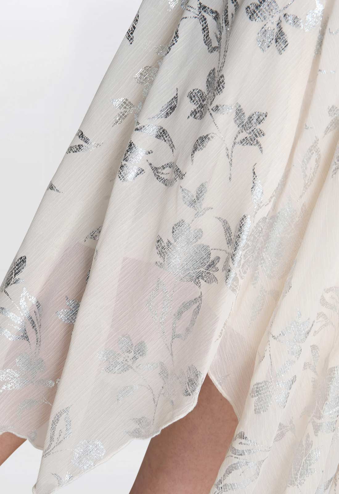 Gina Bacconi CHAMPAGNE Leanne Jacquard Dress - Image 6