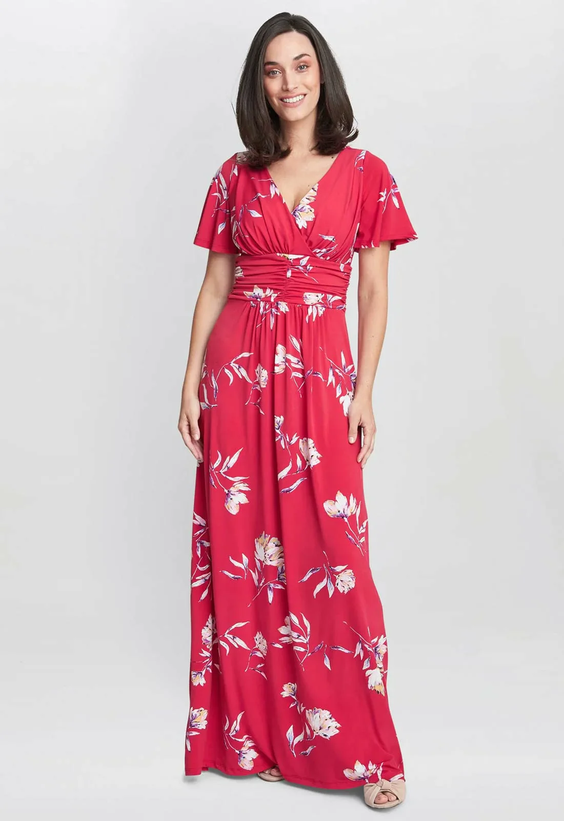 Gina Bacconi Fabiana Jersey Maxi Dress - Image 4