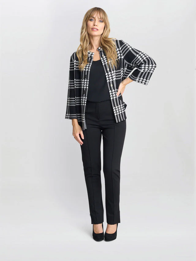 Gina Bacconi Grey Shae Knitted Jacket - Image 4