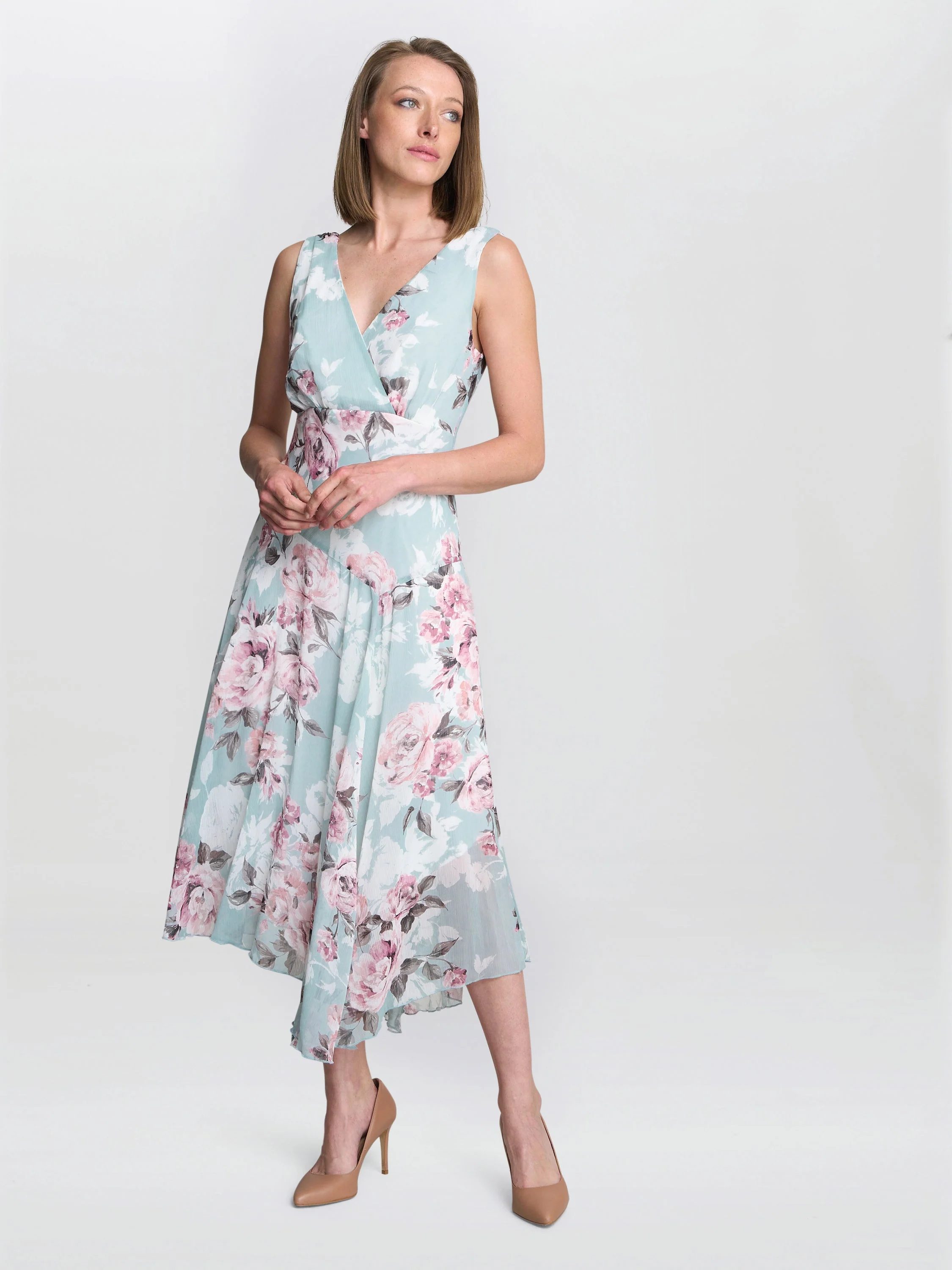 Gina Bacconi India Print Dress - Image 3
