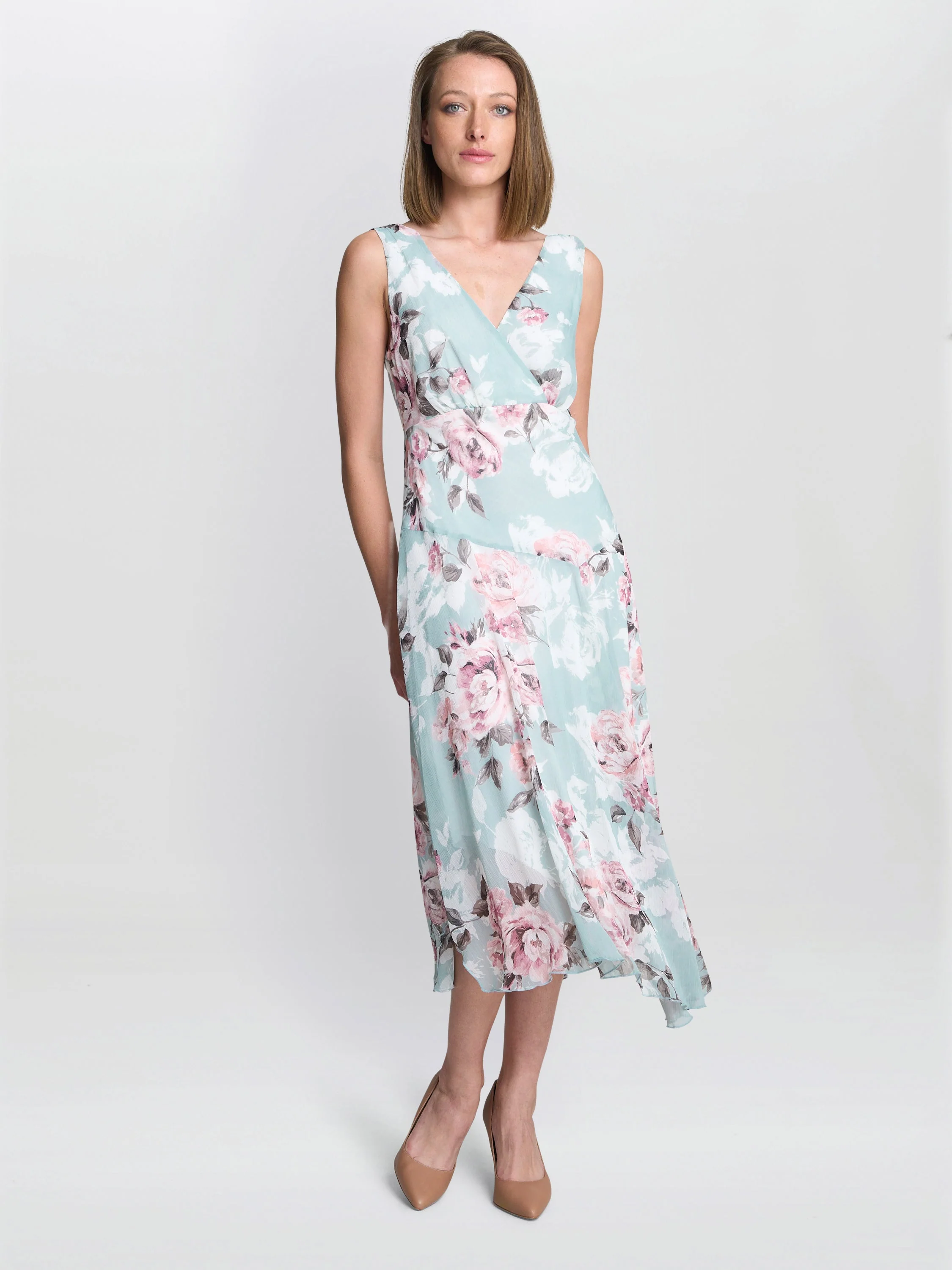 Gina Bacconi India Print Dress - Image 4