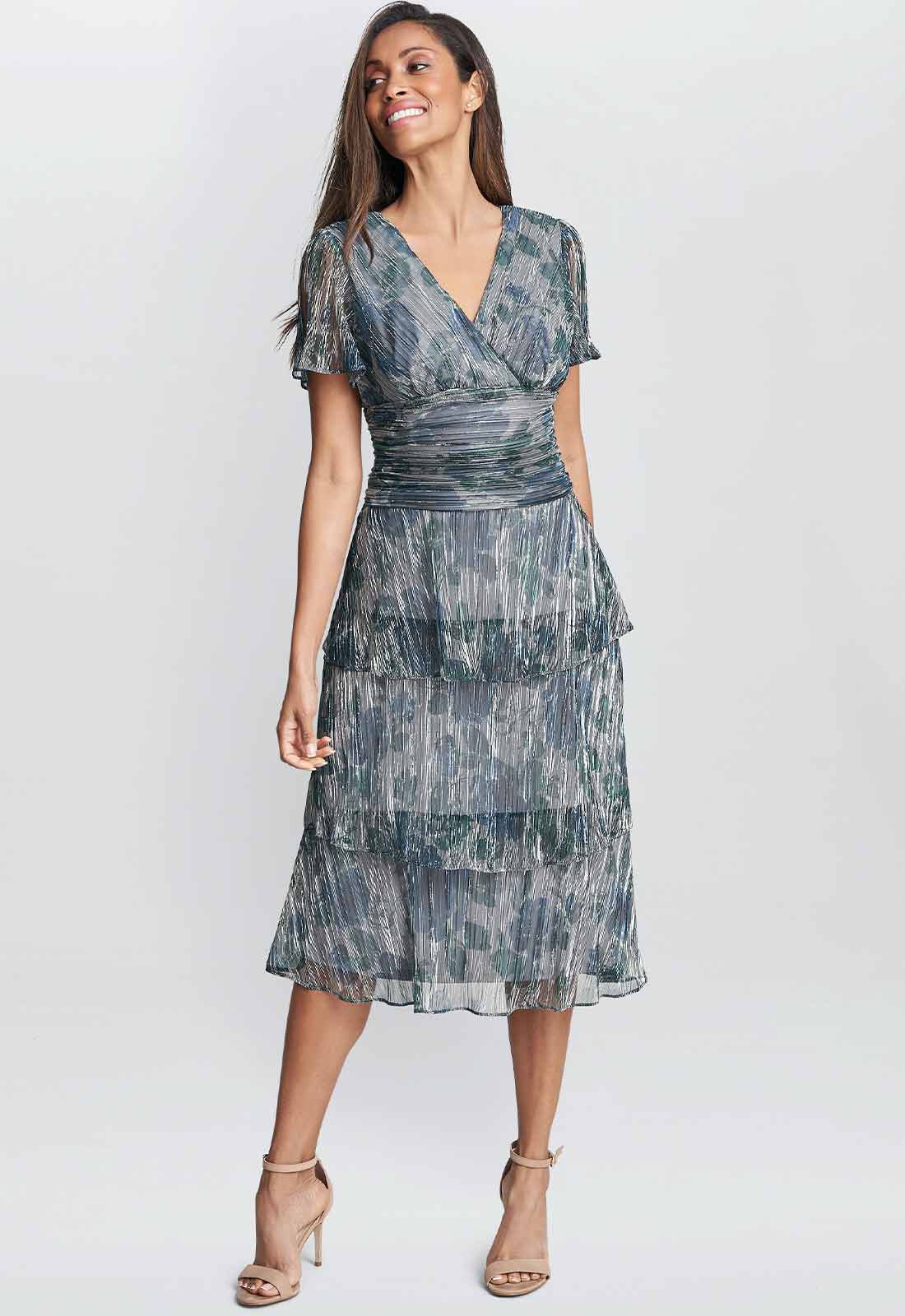 Gina Bacconi June Print Dress - Image 4