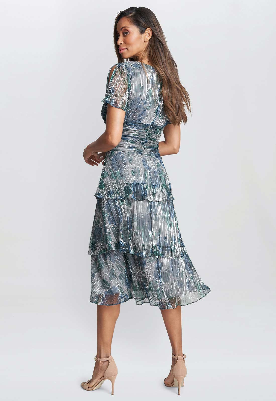 Gina Bacconi June Print Dress - Image 5