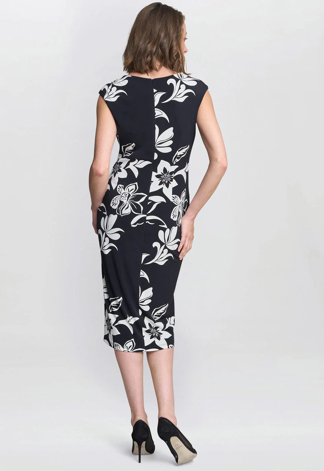Gina Bacconi Marjorie Floral Shift Dress - Image 3