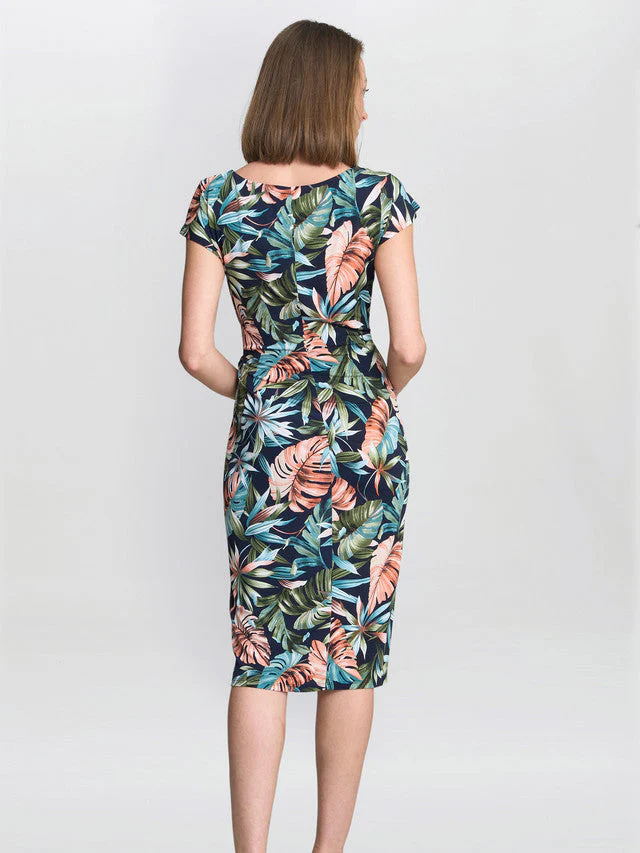 Gina Bacconi Marley Floral Print Dress - Image 2