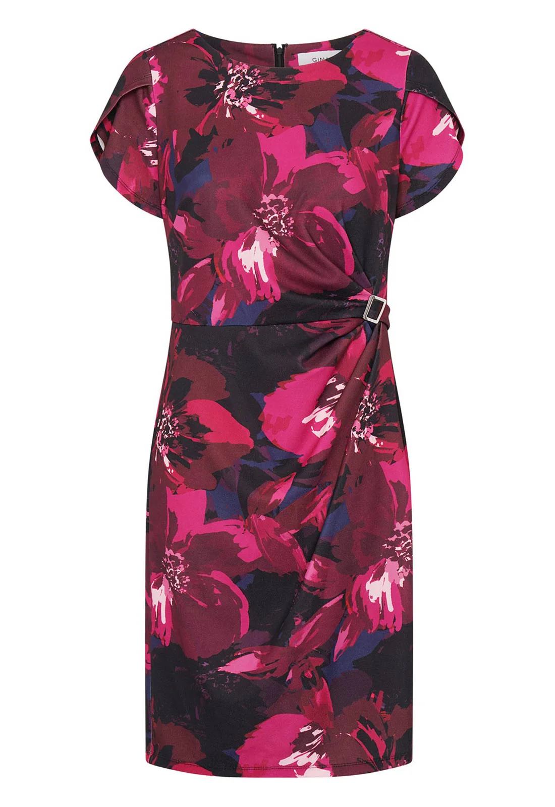 Gina Bacconi Multi Roby Floral Print Dress - Image 3