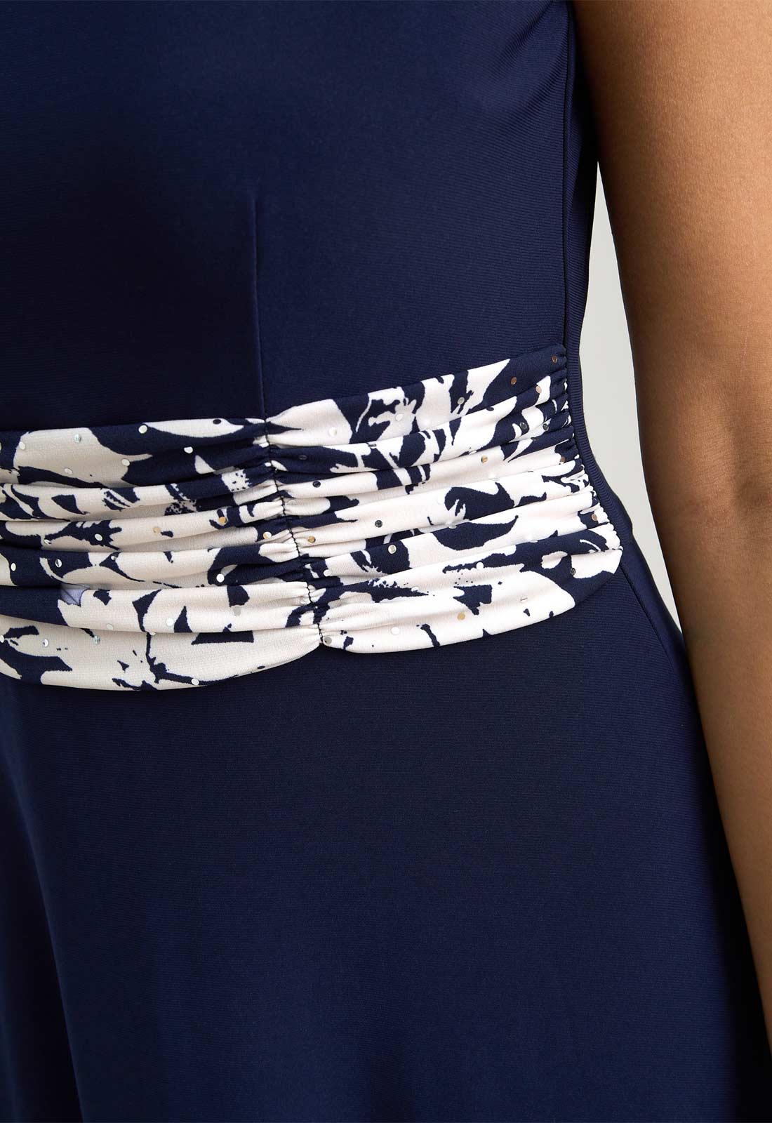 Gina Bacconi NAVY Nell Stretch Jersey Dress & Jacket - Image 8