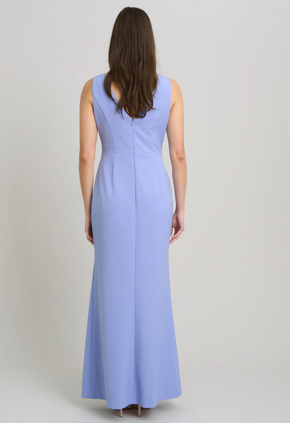 Gina Bacconi PERRI Clio Draped Ruffle Detail Maxi Dress - Image 4