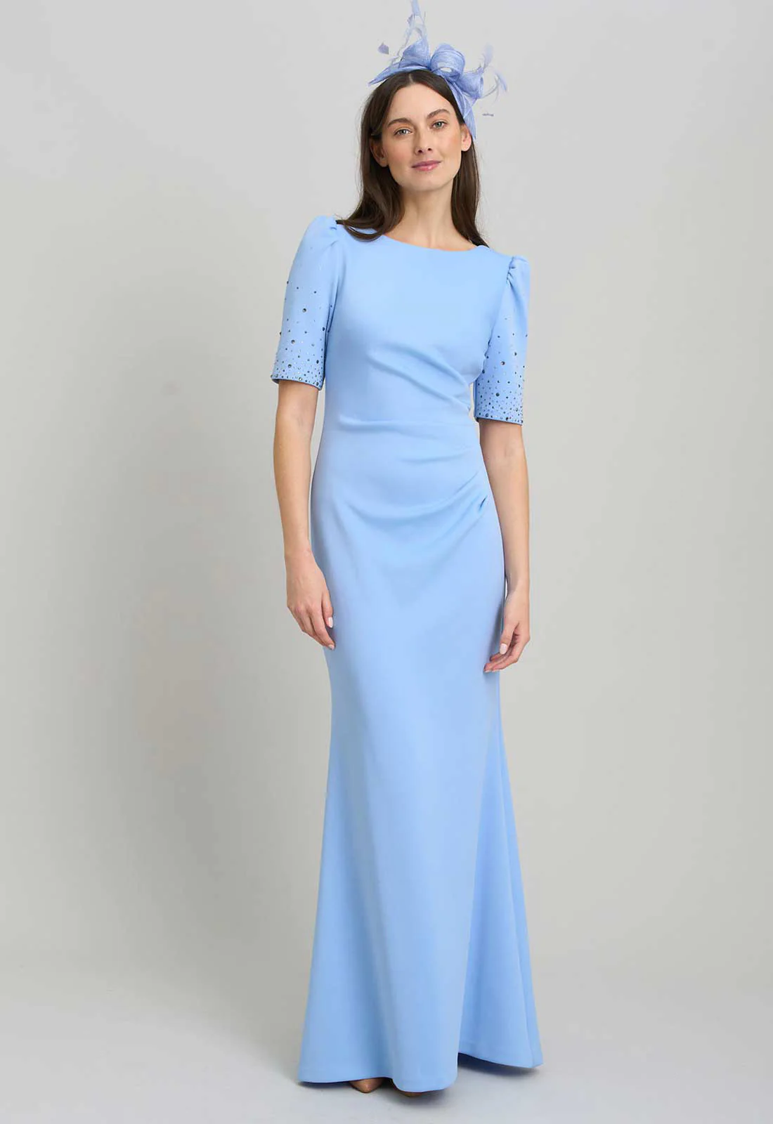 Gina Bacconi PERRI Jadie Maxi Dress With Beaded Sleeves - Image 7