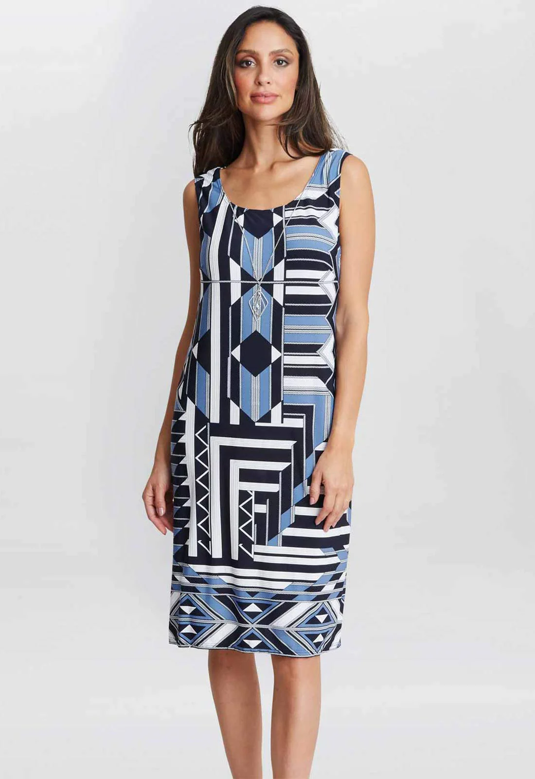 Gina Bacconi Perri Tatum Print Jacket And Dress - Image 3