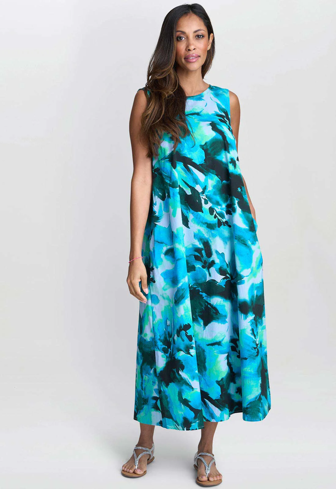 Gina Bacconi Blue Rory Shift Dress - Image 3