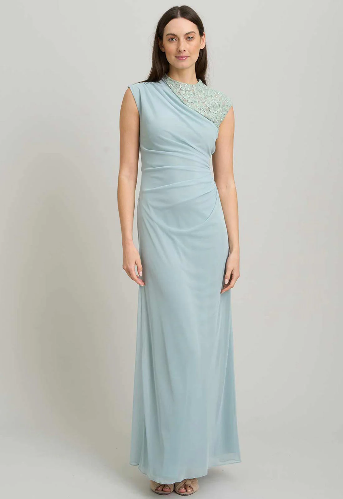 Gina Bacconi SAGE Carter Lace Detail Maxi Dress - Image 5