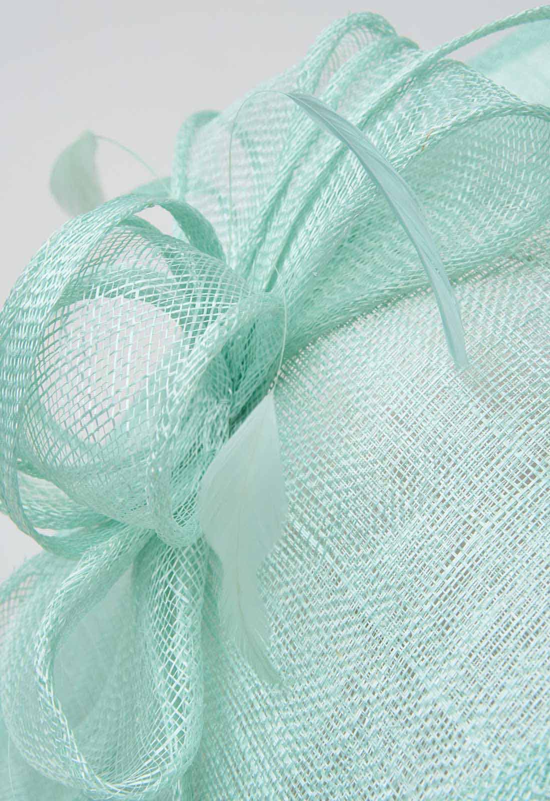 Gina Bacconi Sage Small Oval Fascinator - Image 3