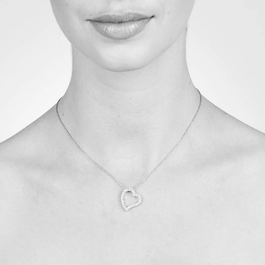 Cachet London Hebe Silver Heart Pendant - Image 12