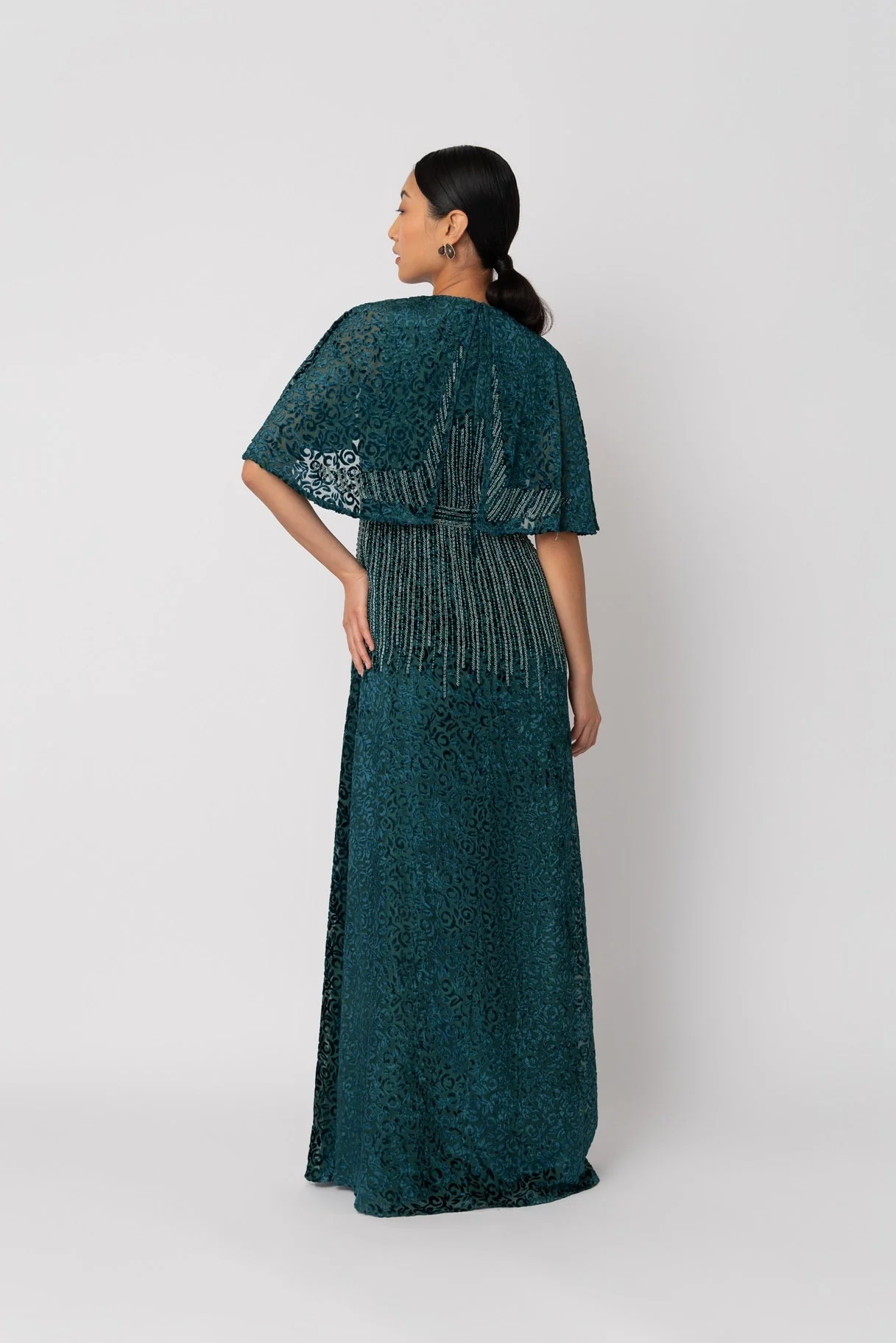 Raishma Couture Green Holly Gown - Image 3